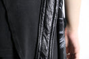 "Re:make" leather docking skull graphic Tee