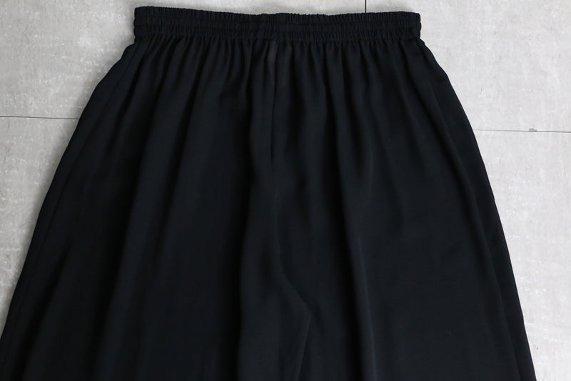 black super wide easy pants