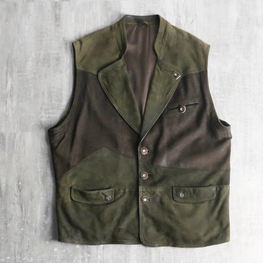 leather switch tyrolean vest