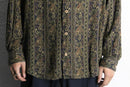 total paisley pattern rayon shirt