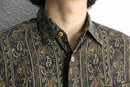 total paisley pattern rayon shirt