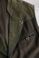 leather switch tyrolean vest
