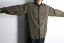 total paisley pattern rayon shirt