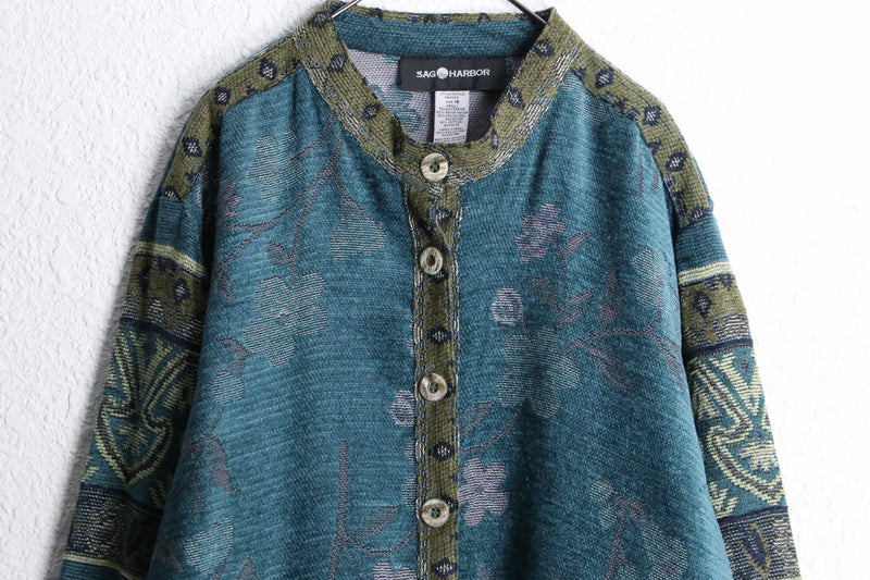 botanical design gobelin jacket