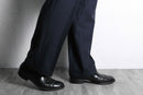 "Brooks Brother's" dark navy wide tapered trousers