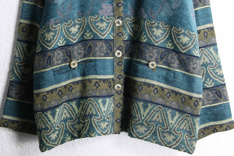 botanical design gobelin jacket
