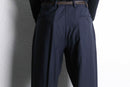 "Brooks Brother's" dark navy wide tapered trousers