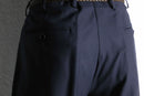 "Brooks Brother's" dark navy wide tapered trousers