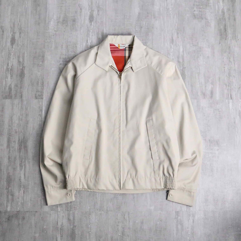 70's ivory harrington jacket
