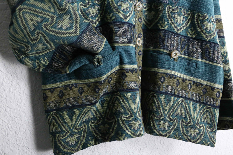 botanical design gobelin jacket