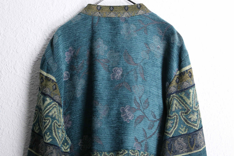 botanical design gobelin jacket