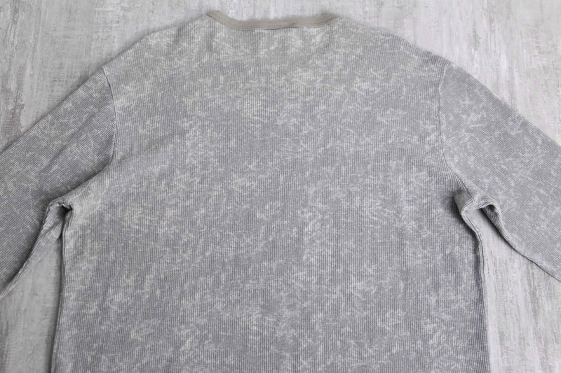 y2k design waffle textile L/S tee