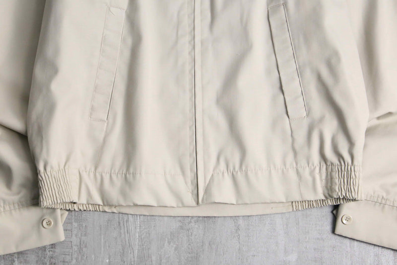 70's ivory harrington jacket
