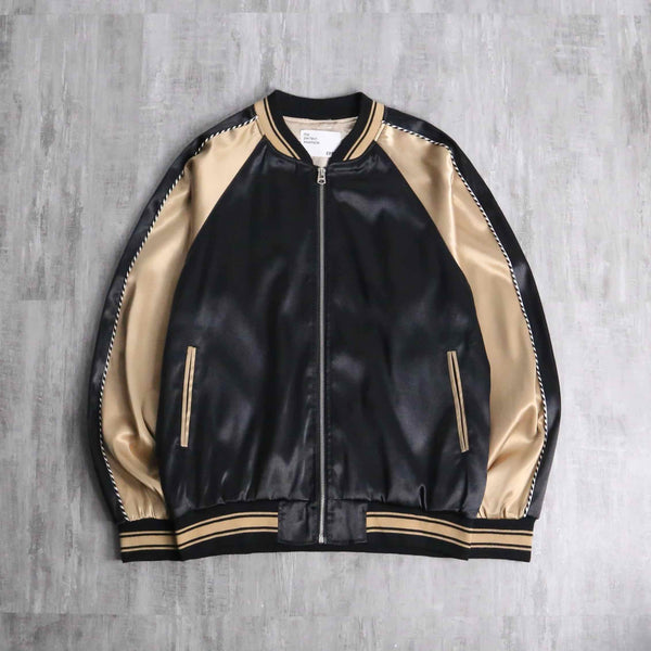 black×gold souvenir jacket