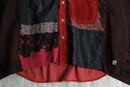 "Re:make" sweat docking design corduroy jacket