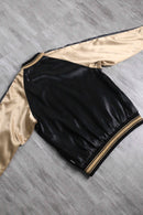 black×gold souvenir jacket