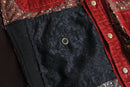 "Re:make" sweat docking design corduroy jacket