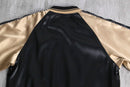 black×gold souvenir jacket