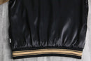 black×gold souvenir jacket