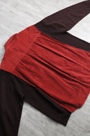 "Re:make" sweat docking design corduroy jacket