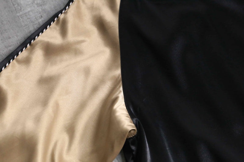black×gold souvenir jacket