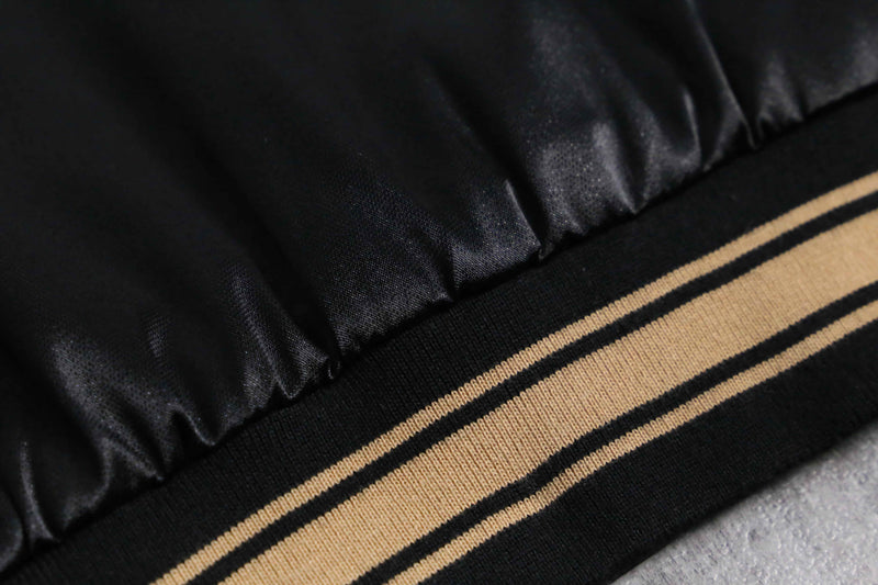 black×gold souvenir jacket