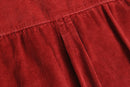 "Re:make" sweat docking design corduroy jacket