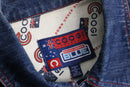 90-00s “COOGI” oversized denim tracker jacket