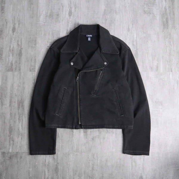 cotton double riders jacket