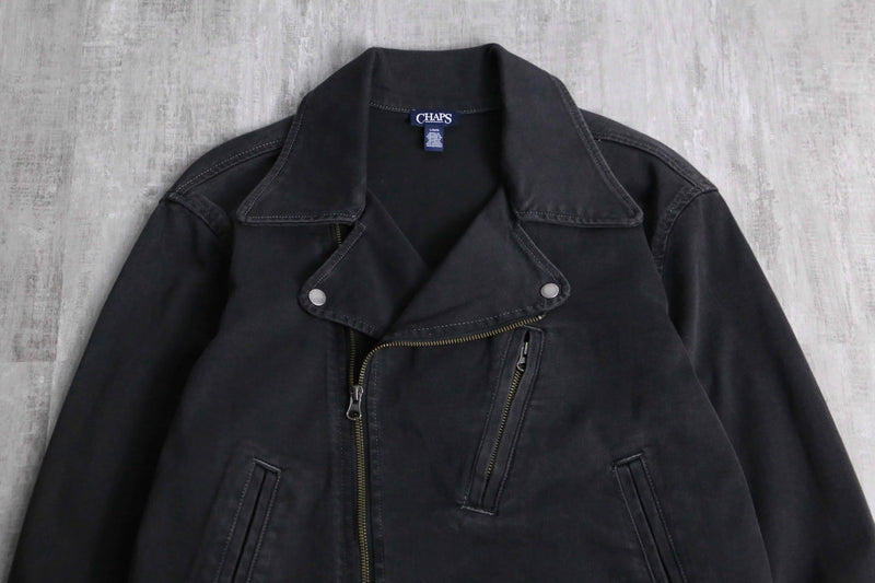 cotton double riders jacket