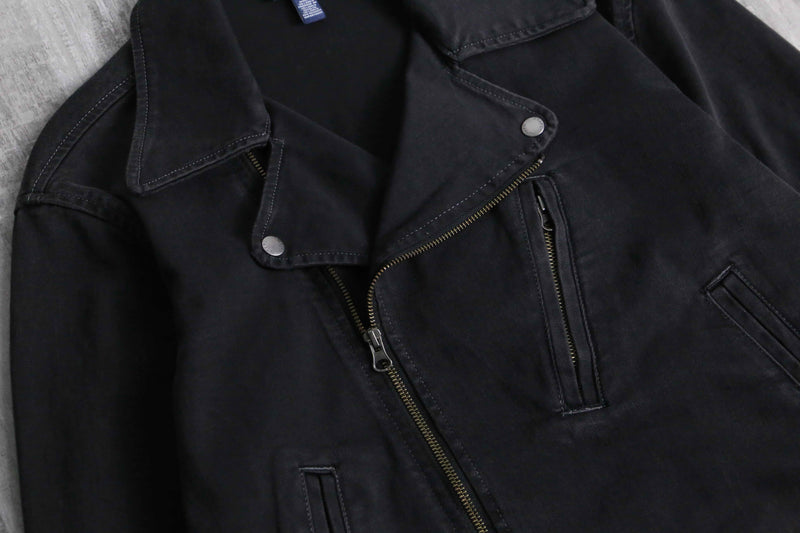 cotton double riders jacket