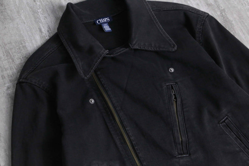 cotton double riders jacket