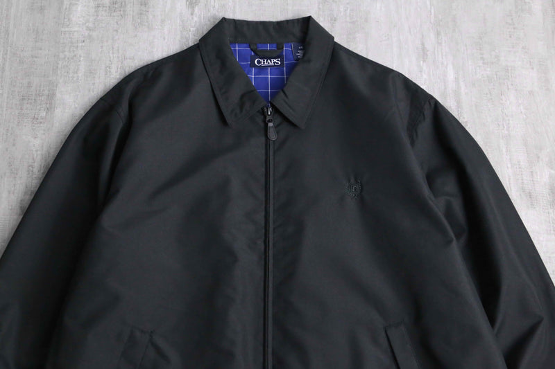 CHAPS black poly swing top