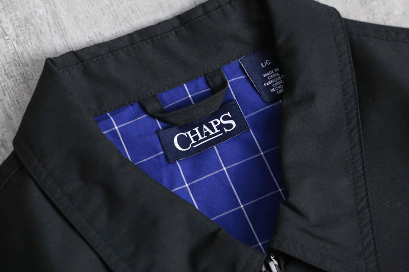 CHAPS black poly swing top