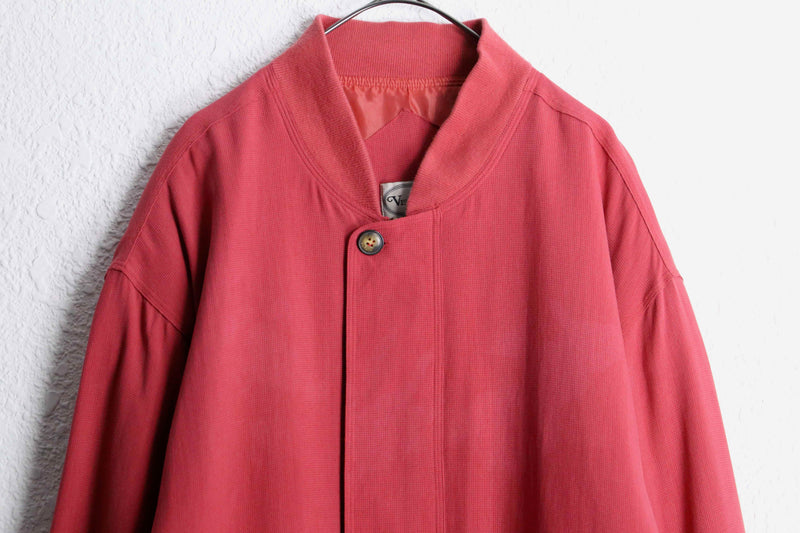 red color silk blouson