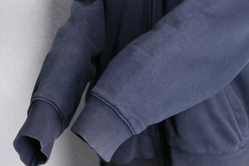 “L.L.Bean” navy cotton zip hoodie