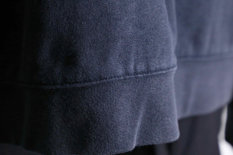 “L.L.Bean” navy cotton zip hoodie