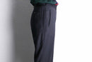 black red stripe wool trousers