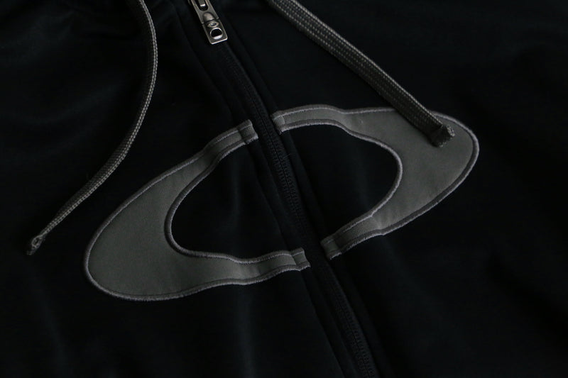 2000s OAKLEY sport zip hoodie