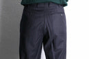 black red stripe wool trousers