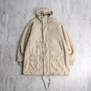 90-00s ”DIESEL” beige military motif high neck jacket