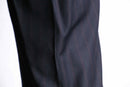 black red stripe wool trousers