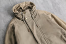 90-00s ”DIESEL” beige military motif high neck jacket