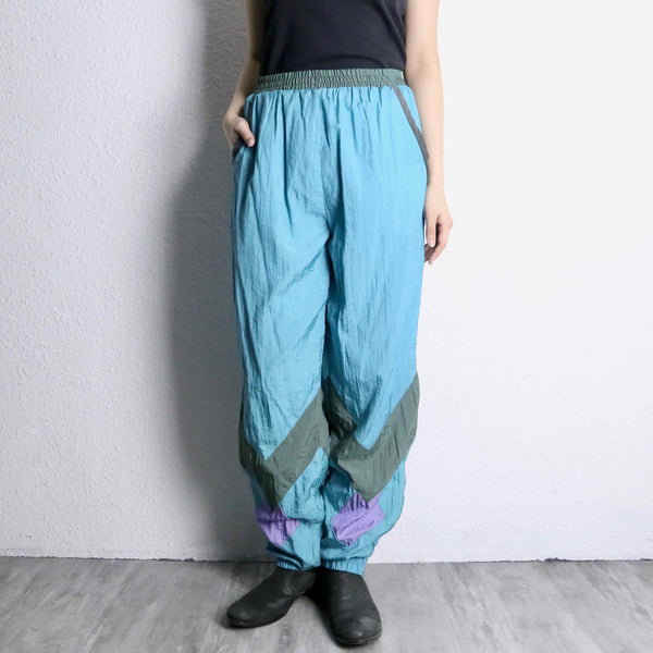 light blue base nylon pants