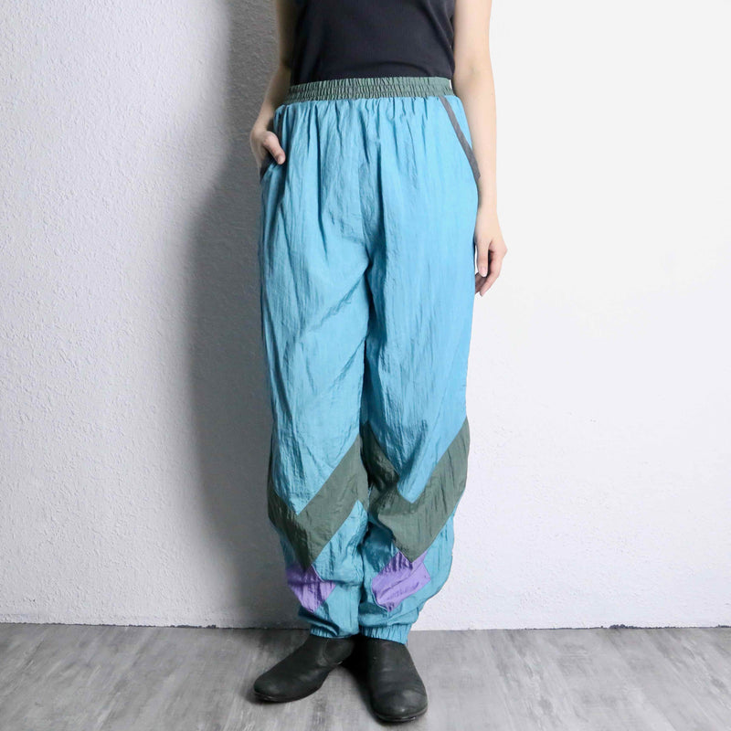 light blue base nylon pants