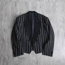 monotone stripe spencer jacket