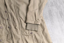 90-00s ”DIESEL” beige military motif high neck jacket