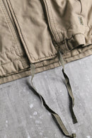 90-00s ”DIESEL” beige military motif high neck jacket
