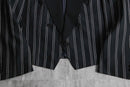 monotone stripe spencer jacket