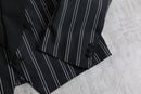 monotone stripe spencer jacket
